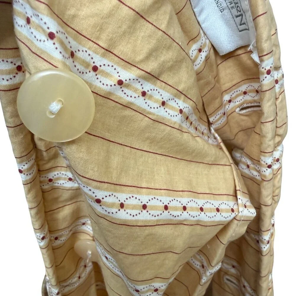 Restoration Hardware Quilted Pillow Sham Yellow Paisley Standard Pillowcase RefC